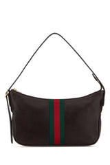 Men's Lunetta Shoulder Bag Brown Leather