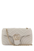 Women's Gg Marmont Shoulder Bag Beige Nappa Leather