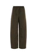 Women's Wool Trousers Brown