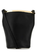Women's Secchiello Bucket Bag Black Calfskintgl