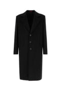 Men's Wool Blend Coat Black Cashmere