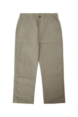 Boys' Elastic Waist Cotton Trousers Beige