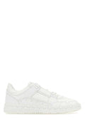Men's White Leather Freedots Sneakers Biancobiancobiancobianco