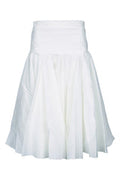 Women's Jupon Skirt White Principal Cotton Polyamide