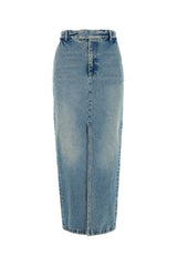 Women's Lula Skirt Blue Cotton