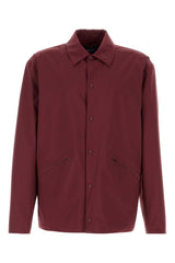 Men's Jacket Burgundy Nylon