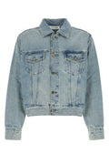 Men's Denim Jacket Blue Cotton