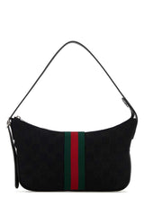 Men's Lunetta Shoulder Bag Black Fabric