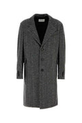 Men's Notch Coat Gray Wool Nylon