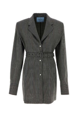 Women's Wool Blazer Gray Blazers