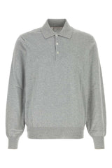 Men's Cotton Polo Shirt Gray