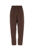 Women's Viscose-Linen Blend Trousers Brown