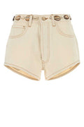 Women's Ocean Dream Denim Shorts White Cotton