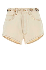 Women's Ocean Dream Denim Shorts White Cotton