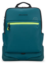 Unisex Padded Nylon Backpack Blue