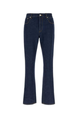 Men's Classic Denim Jeans Navy Cotton