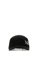 Men's Cotton Gabardine Baseball Cap Black