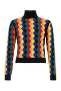 Men's Argyle Nylon Sweater Multicolor