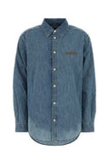 Women's Chambray Shirt Blue Cotton