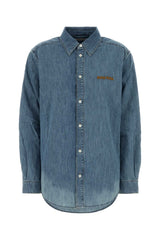 Women's Chambray Shirt Blue Cotton