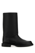 Men's Pebbled Calf Leather Boot Black