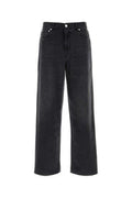 Men's Jeans Black Cotton