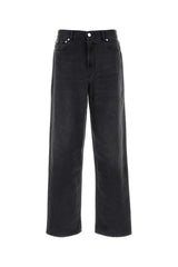 Men's Jeans Black Cotton
