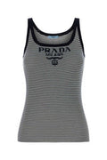 Women's Embroidered Recycled Silk Tank Top Multicolor Sweater