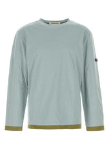 Men's Powder Blue Cotton T-Shirt Skyblue Exterior