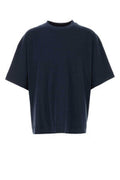 Men's Midnight Blue Cotton Heno Oversize T-Shirt Navy T-shirts And Polos