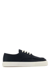Men's Navy Blue Leather Sneakers Baltico