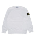 Boys' Logo-Patched Sweatshirt White Sweater