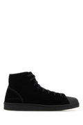 Men's Black Suede Kuro Pro Model Sneakers Blackblackblack