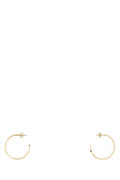 Women's Gold Metal Tape Earrings Anticgolden