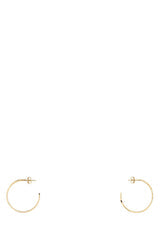 Women's Gold Metal Tape Earrings Anticgolden