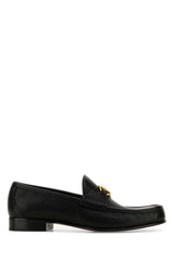 Men's Vlogo Loafer Black Buffalo Leather Bubalus