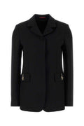 Women's Cady Blazer Black Silk Mix Blazers