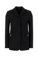 Women's Cady Blazer Black Silk Mix Blazers