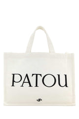 Women's Tote White Cotton