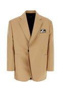 Men's Anello Blazer Beige Wool Polyester Blazers