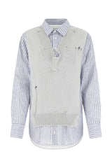 Women's Embroidered Cotton Linen Shirt White Sweater