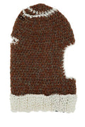 Men's Cuffia Regenerated Yarns Balaclava Brown Winter Hats