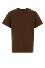 Men's Chocolate Cotton T-Shirt Brunette Exterior