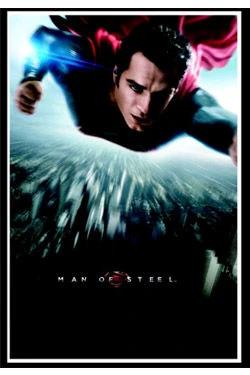 DC Comics Steel Covers Dibón metálico Man Of Steel 2013 17 x 26 cm