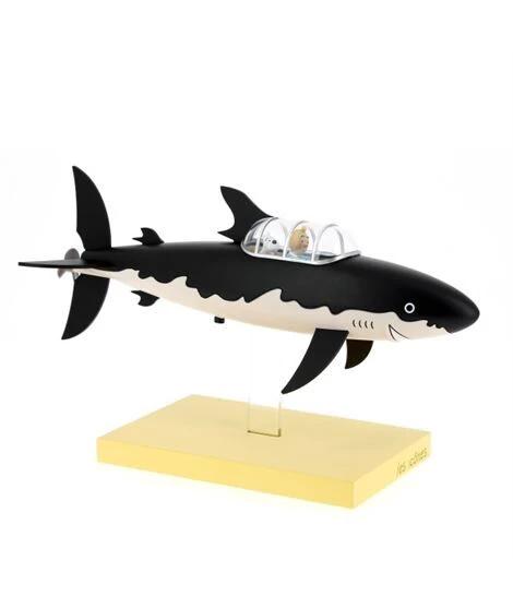 Tintin resina - Submarino tiburón- LOS ICONOS 27cm
