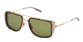 Stargazer - Gold Dark Grey Crystal Nd Acetate Sunglasses