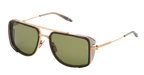 Stargazer - Gold Dark Grey Crystal Nd Acetate Sunglasses