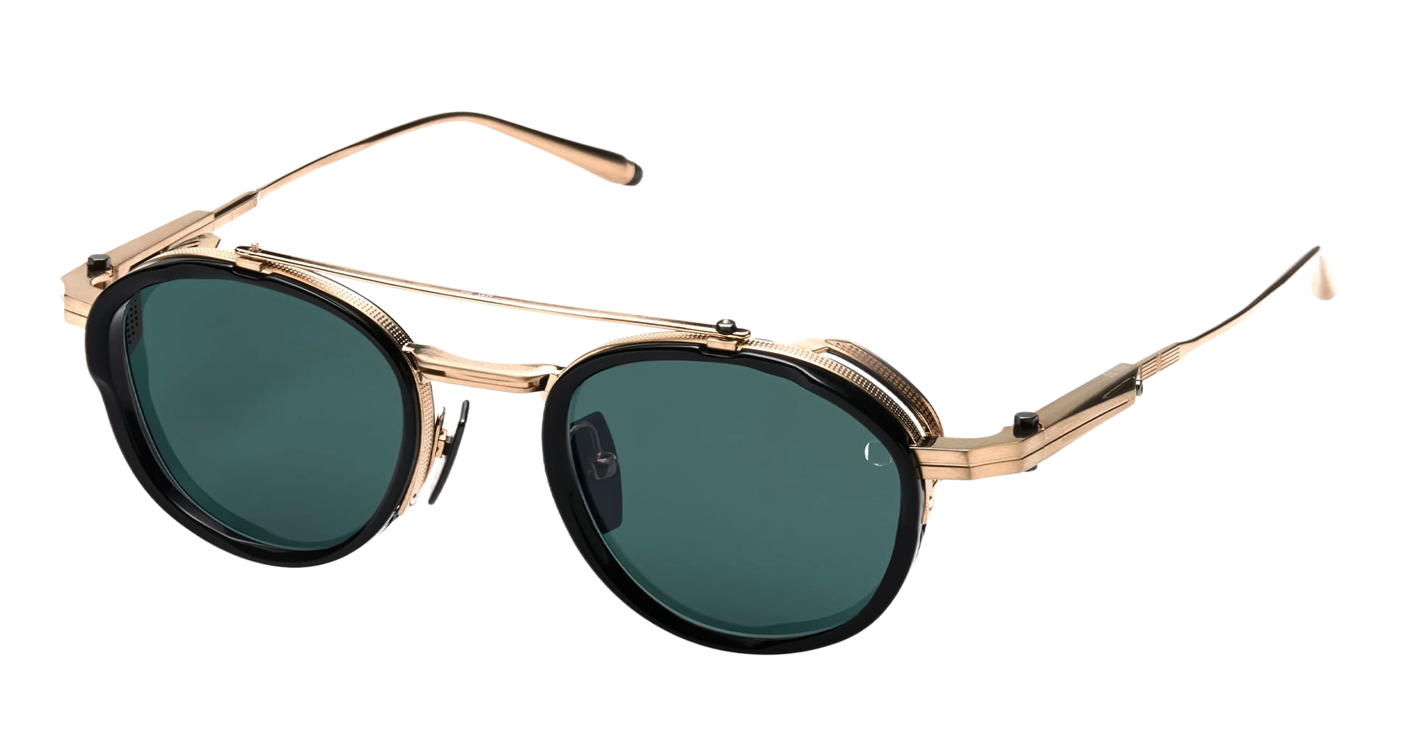 Infinity - Brushed 12k Gold Black Rhodium Nd Titanium Sunglasses