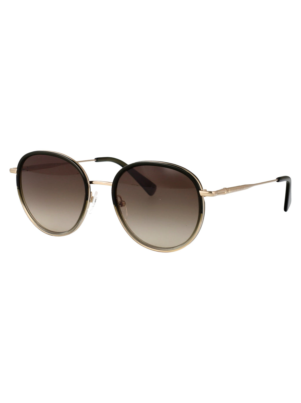 Lo176s 711 Gold/gradient Green Metal Sunglasses