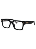 D2 0167-G 807 Black Acetate Optical